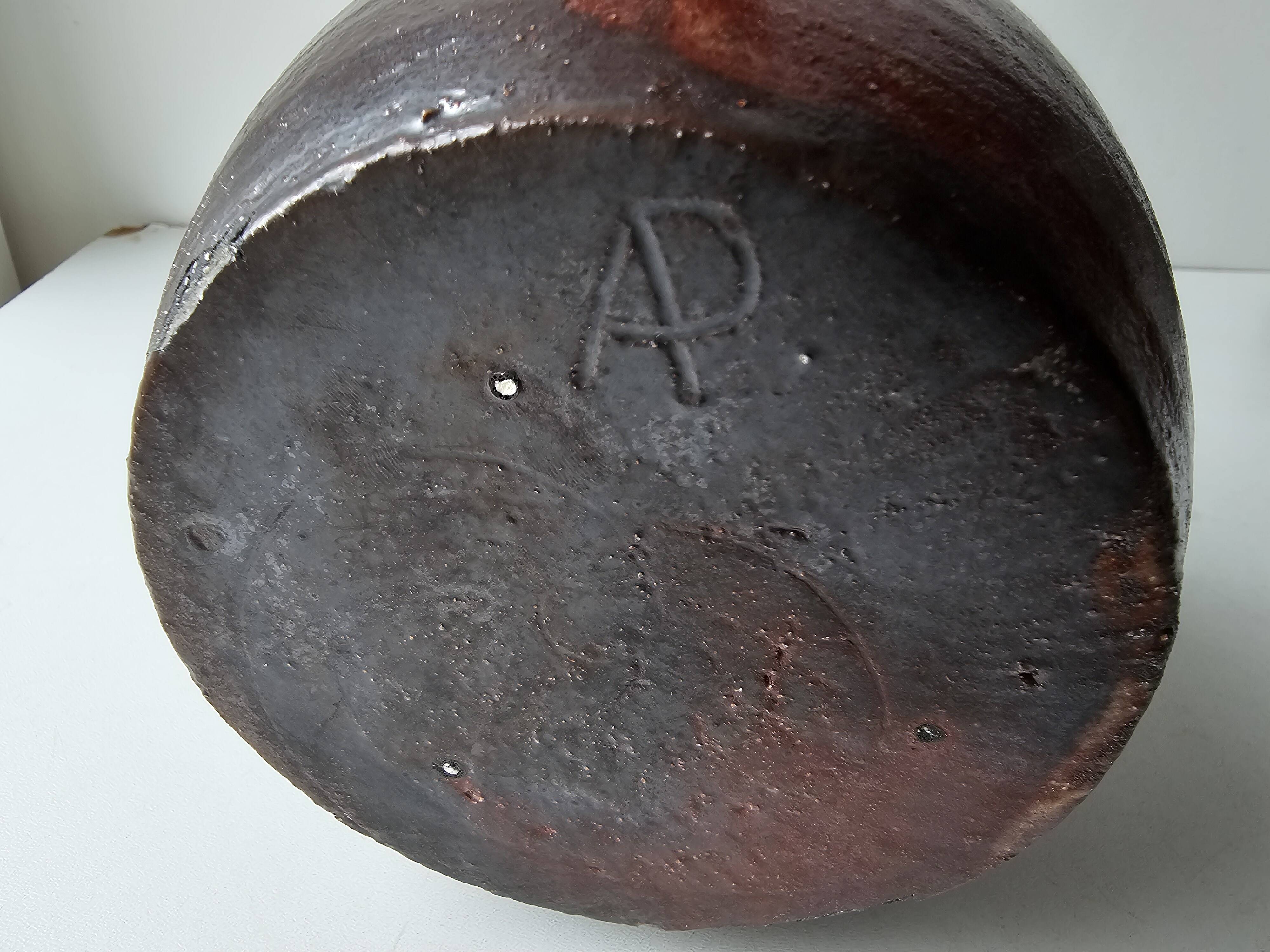 Ceramic ball vase by Anthony Pitot