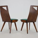 1930s J.Kroha Set of 4 Very Rare Dining Chairs for Grand Hotel, Czechoslovakia