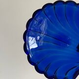 2 glass shell butter dishes.