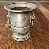 Timbale en métal argenté