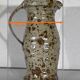 Enamelled stoneware pitcher, signed G. Tiffoche – XXth