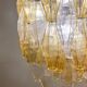Mid-Century Murano Glass Chandelier "Polyhedr" by Carlo Scarpa for Venini, Italy, 1960s
