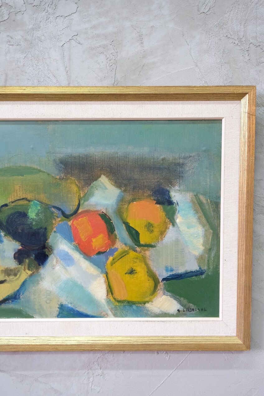 Nature morte moderne, années 1960, Gösta Liljedahl (1908-1993)