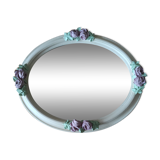 Antique mirror with roses