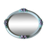 Antique mirror with roses