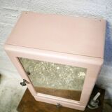 Pink bathroom cabinet