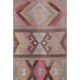 Vintage Turkish hallway rug 81x660 cm