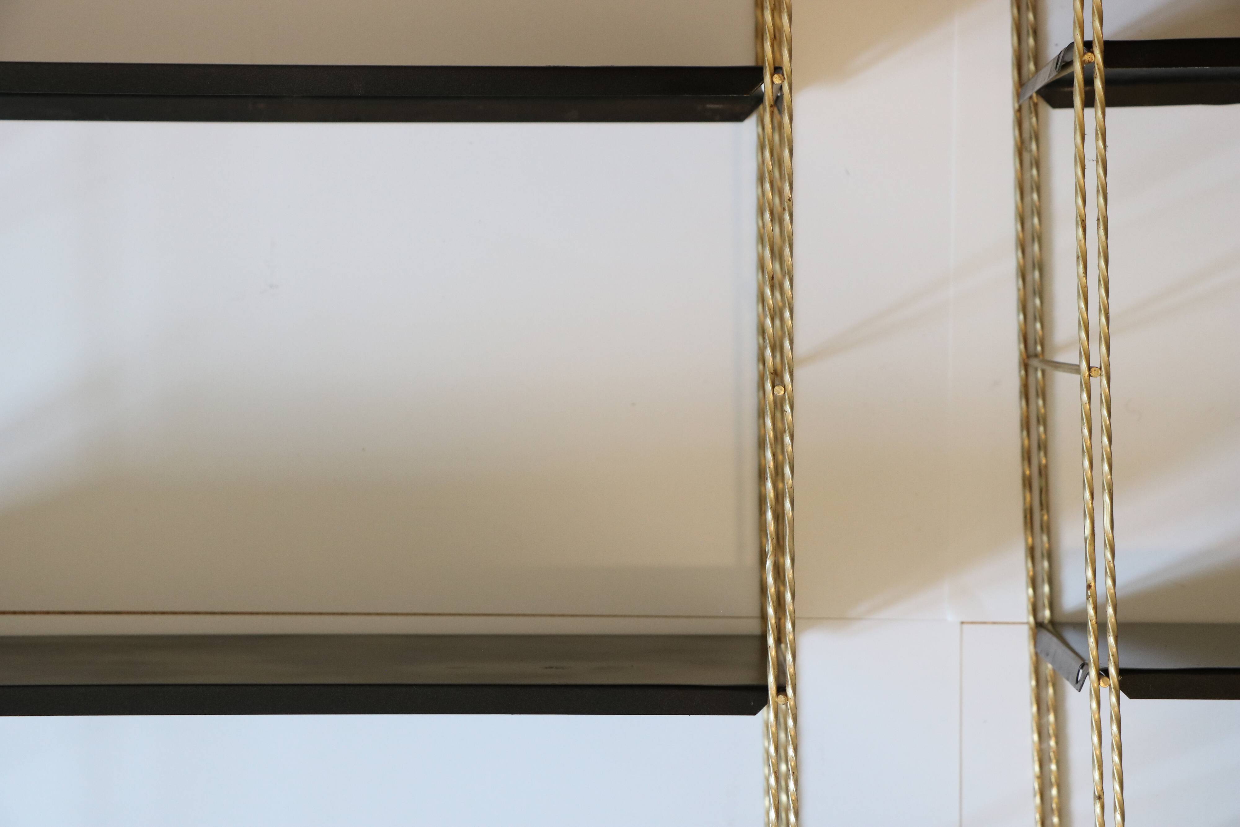 Pair of string shelves