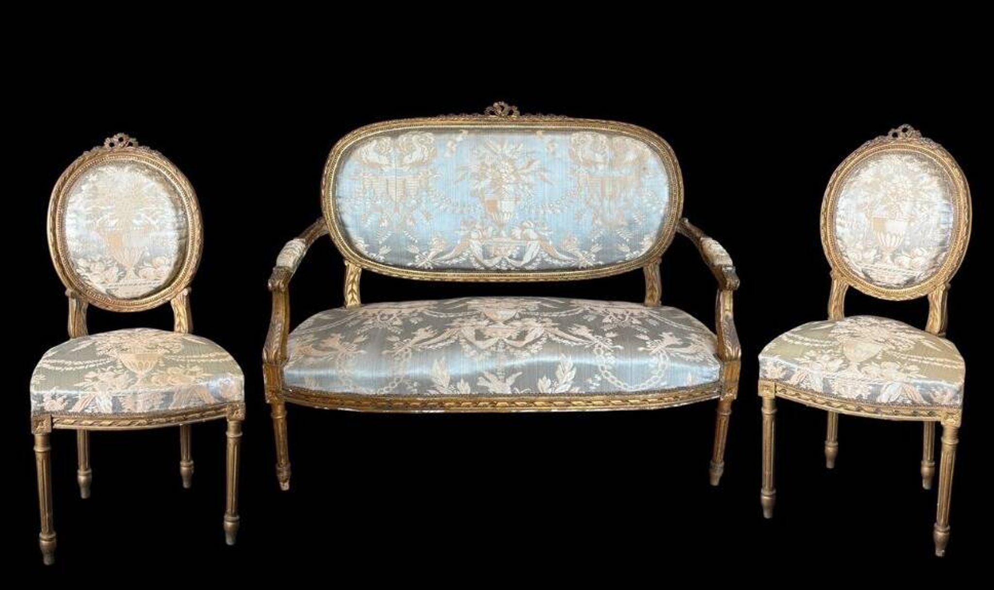 Louis XVI Style 3-Piece Salon