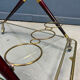 Vintage Italian serving trolley by Cesare Lacca, 1950s