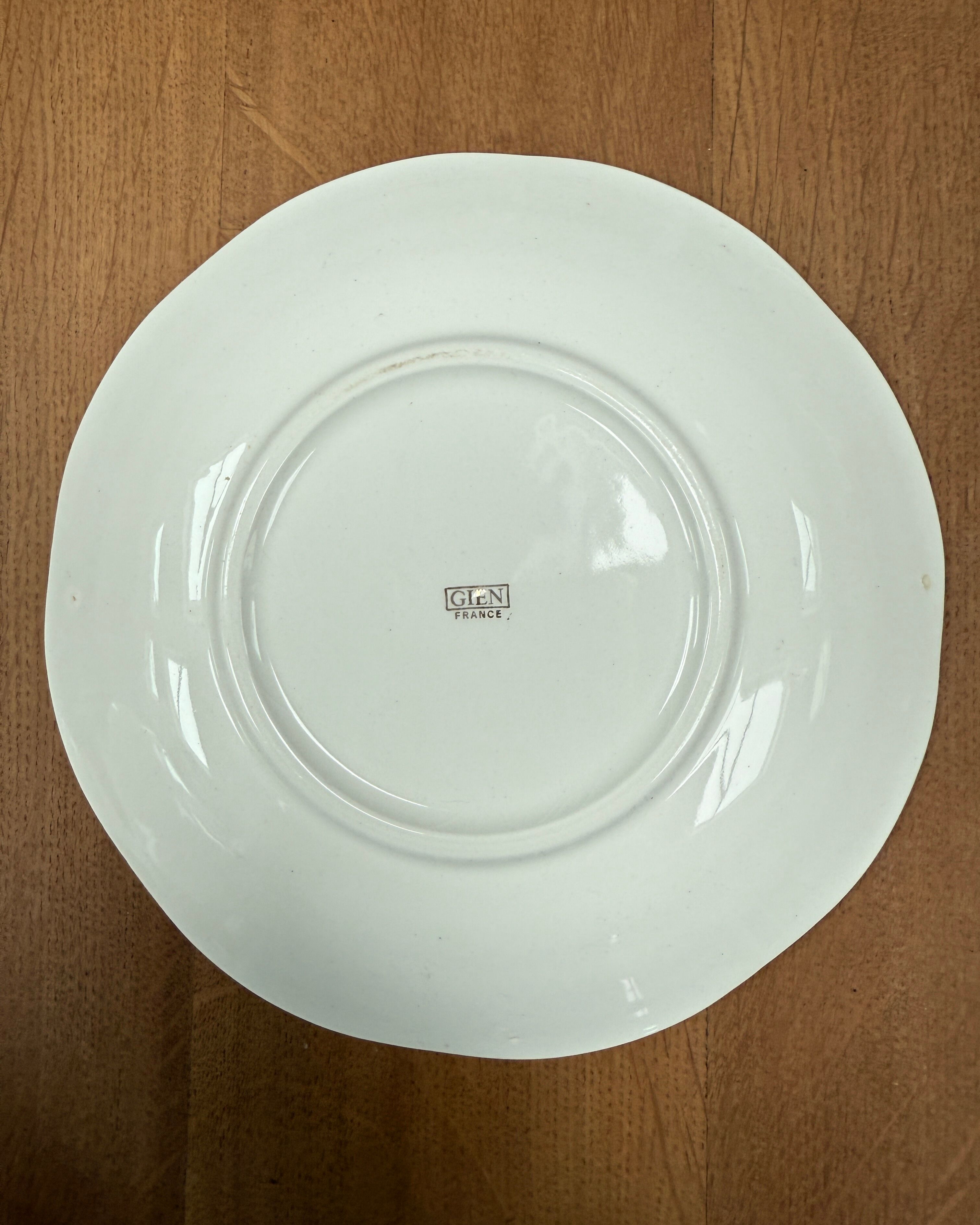 Vintage Gien deep plates