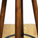 High stool in solid wood