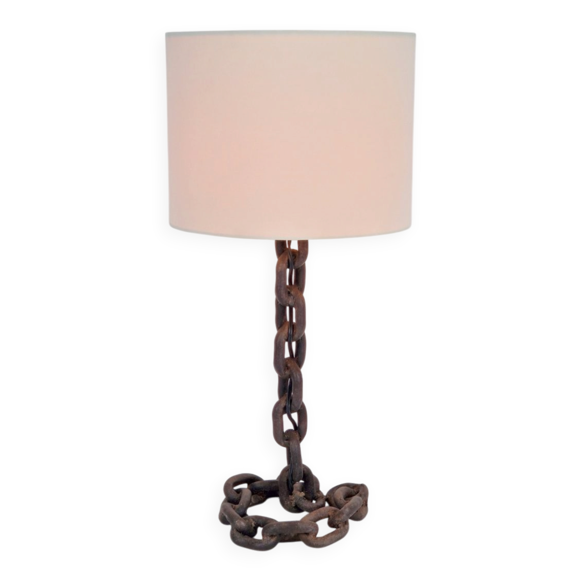 Brutalist Chain Table Lamp attributed to Franz West, 1980s