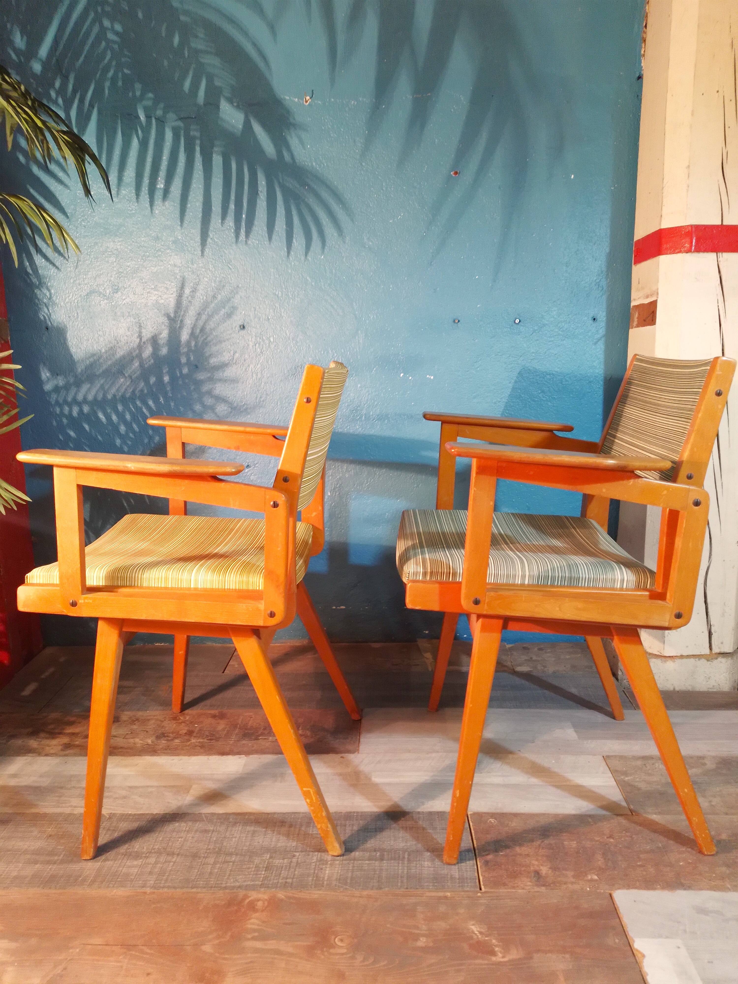 Fauteuils Debiève 1950s