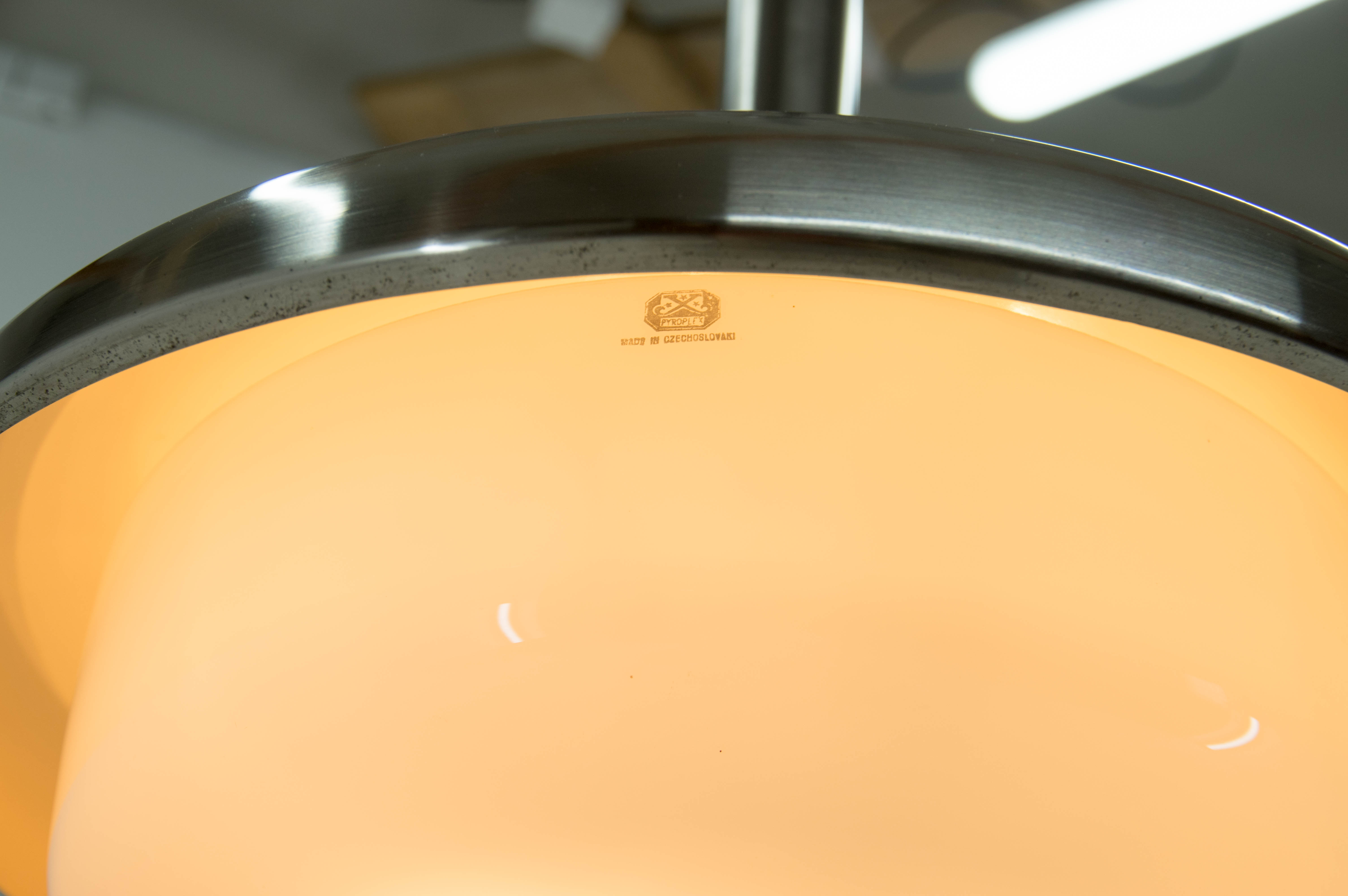 Ultra Rare Bauhaus Chandelier by IAS, 1930s