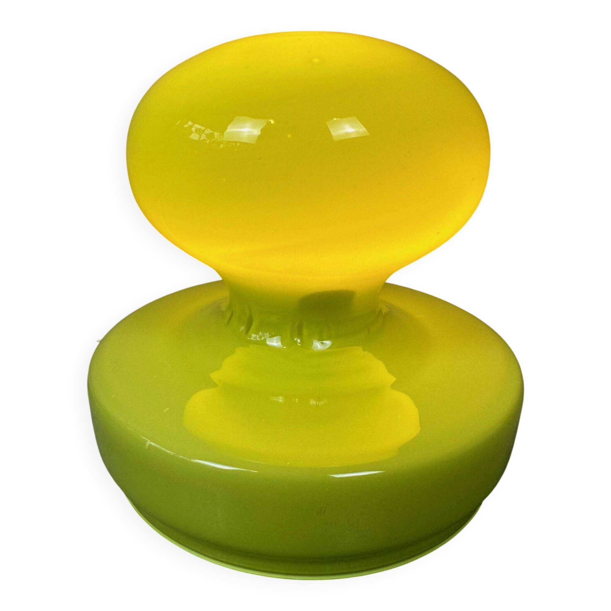 Vintage mushroom table lamp – glass