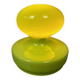 Lampe de table vintage en verre en forme de champignon