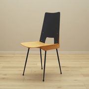 Set of six chairs, Italian design, 1950s, designer: Carlo Ratti, manufactur