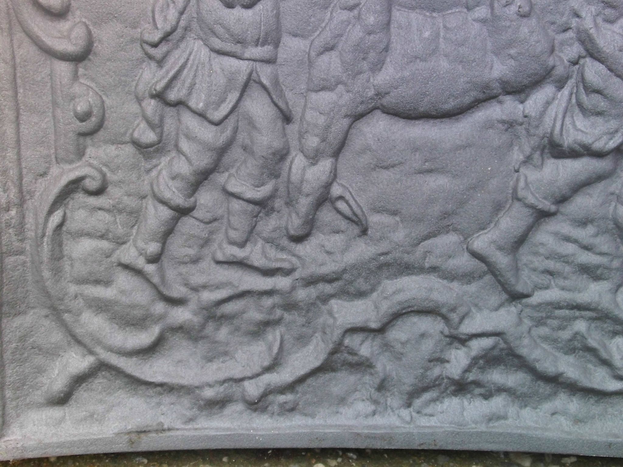 Cast chimney plate Stern art foundry