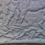 Cast chimney plate Stern art foundry