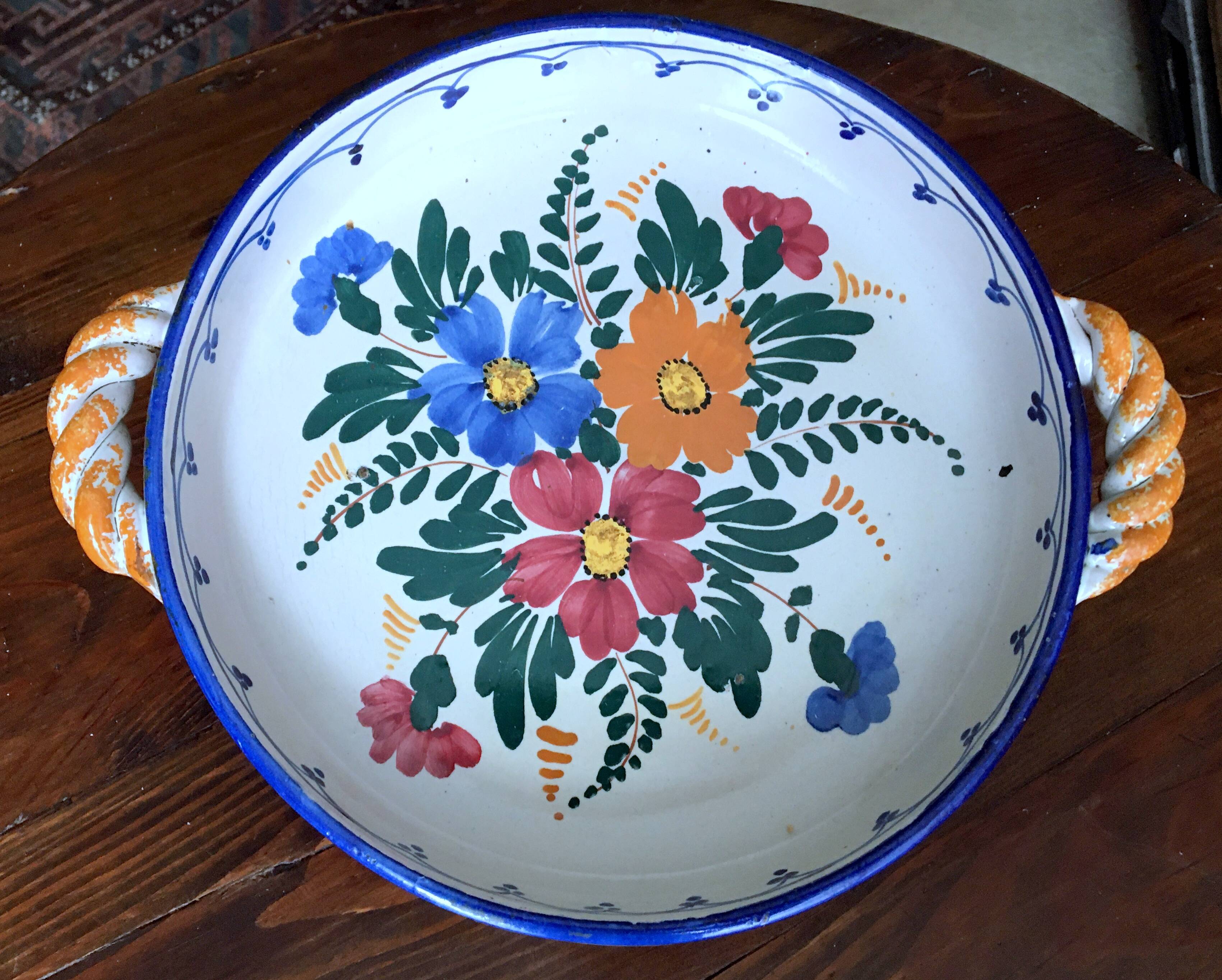 Italian earthenware dish