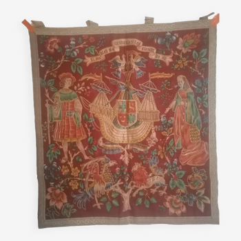 tapestry and embroidery in medieval style