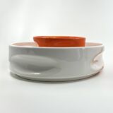 2 Form ceramic dishes • Design B. Devaux • Space Age • 1969