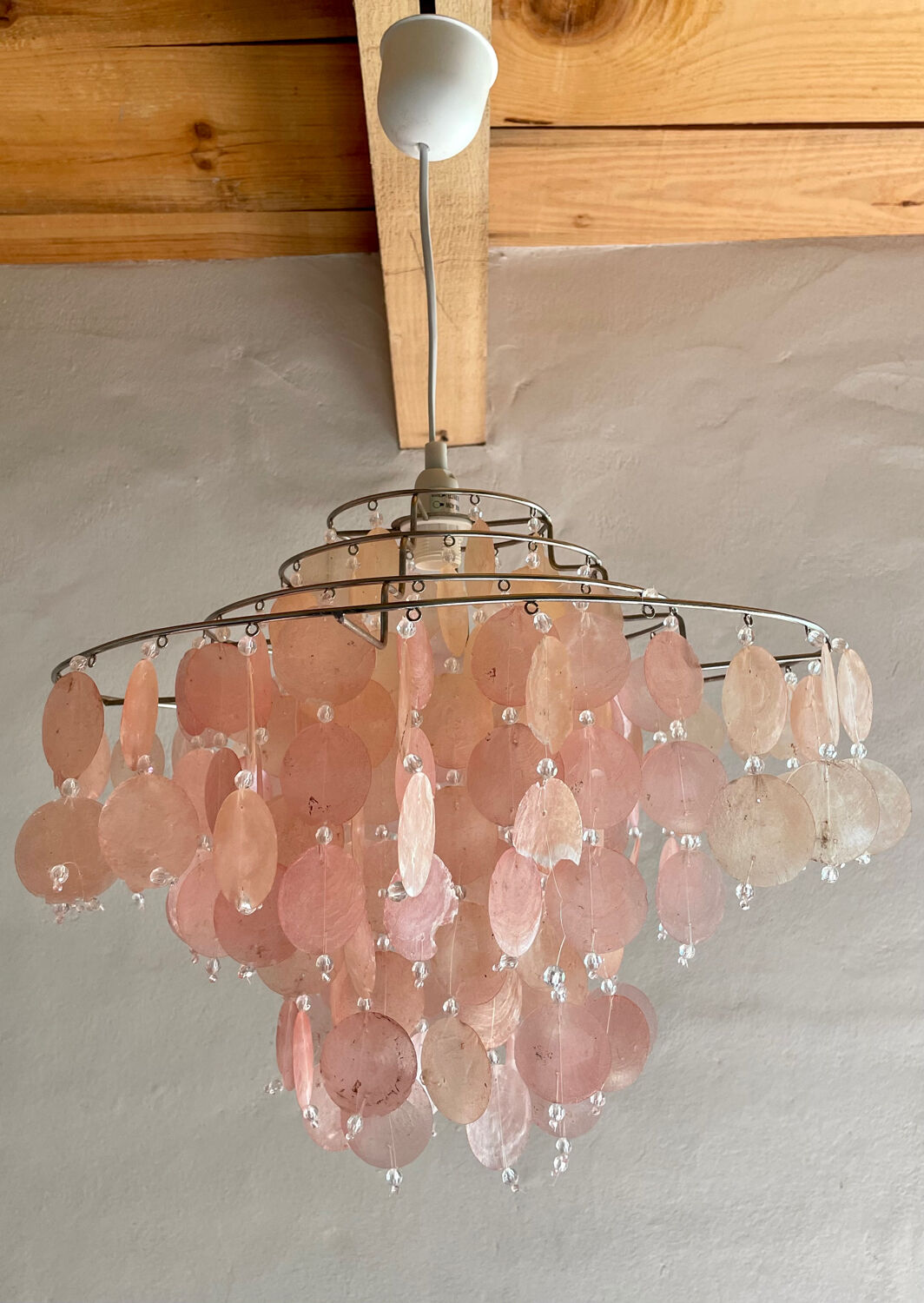 Mother-of-pearl chandelier