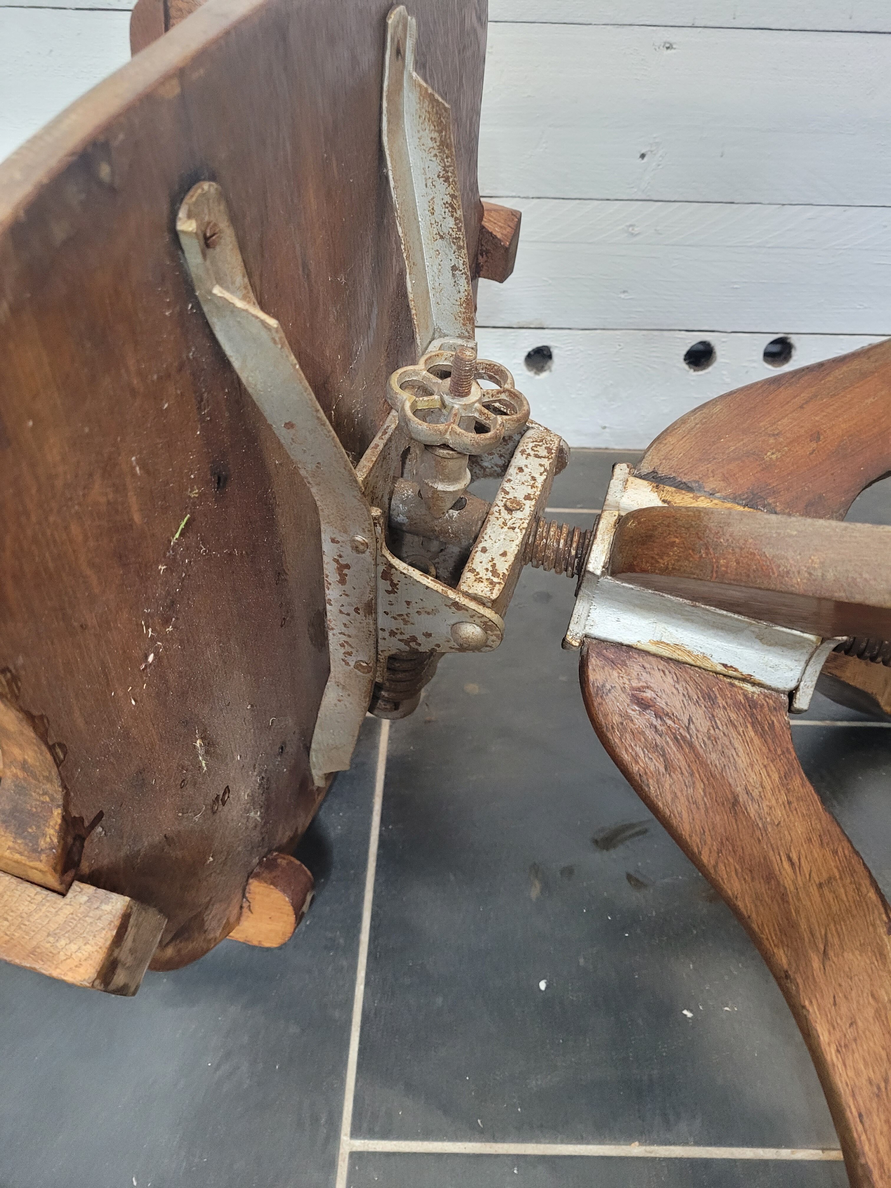 American desk chair in oak