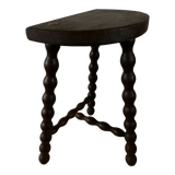 Wooden tripod farm stool