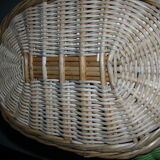 wicker basket and scoubidou
