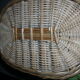 Panier osier et scoubidou