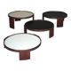 Cassina model 780/783 Stacking Tables by Gianfranco Frattini, 1970s