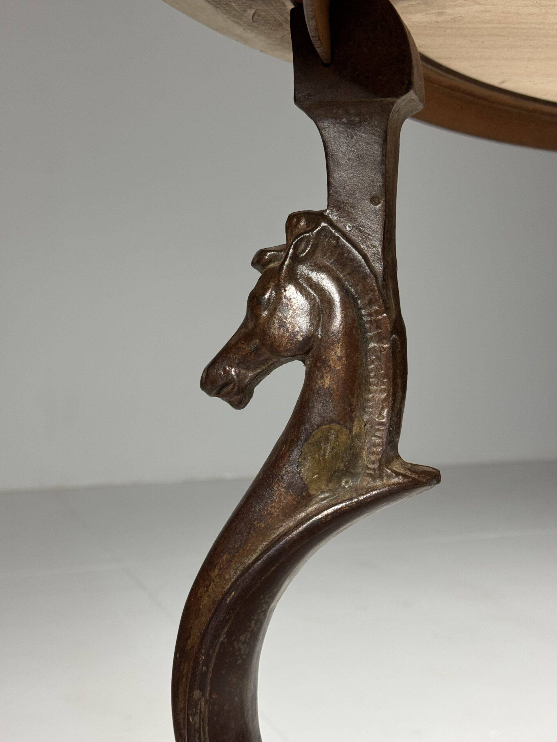 1970s centre table seahorses