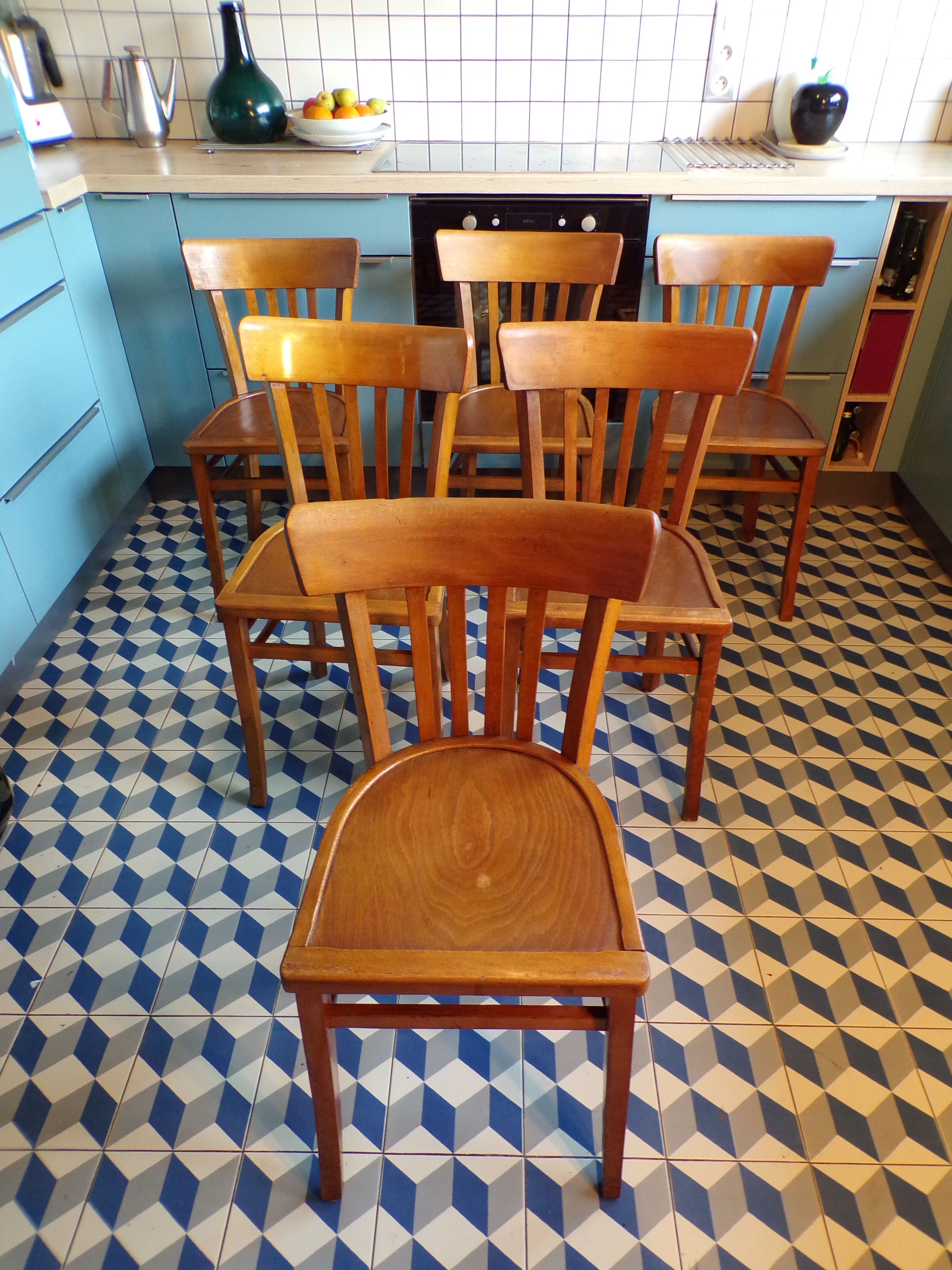 Suite 6 vintage bistro chairs