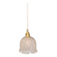 Vintage frosted glass tulip pendant light