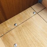 Teak storage unit with metal legs Circa 70's