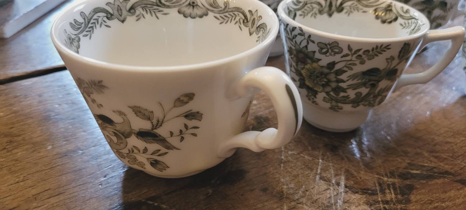 English ceramic cups