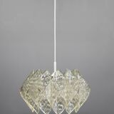 Mid-Century Resin and Glass Pendant, 1960s