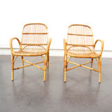 Rattan armchair