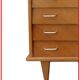 Commode vintage pieds fuselés 1970