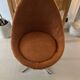 Pair of vintage 1970s swivel egg chairs
