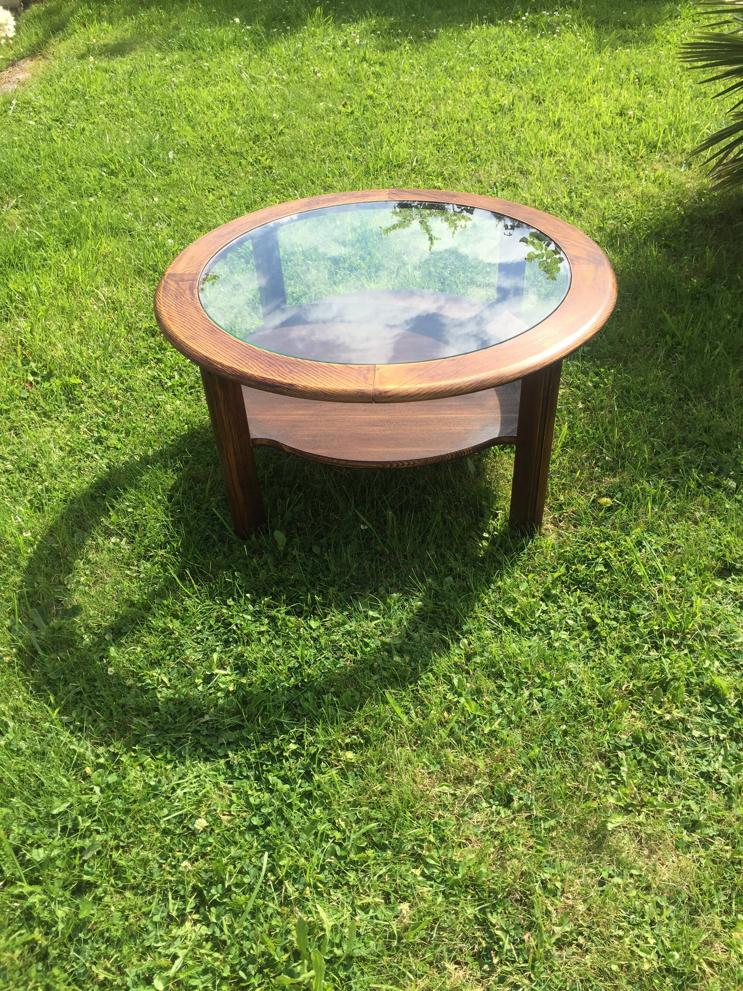 Vintage gplan round coffee table
