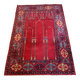Tapis de prière à arcs et colonnes