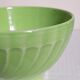 Four vintage spring green earthenware bowls