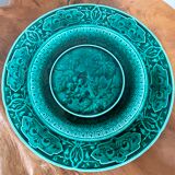 Sarreguemines plate french majolica from the 1870s