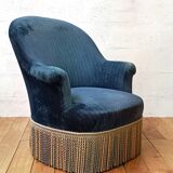 Pair of vintage toad armchairs