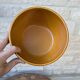 Vintage stoneware salad bowl from Niderviller, Fauve model, 1960s/70s, 24.5cm.