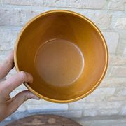 Vintage stoneware salad bowl from Niderviller, Fauve model, 1960s/70s, 24.5cm.