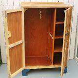 English wardrobe boarding art deco